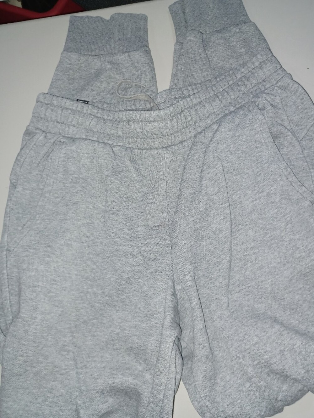 Puma Light Gray Kids Jogger Sweatpants